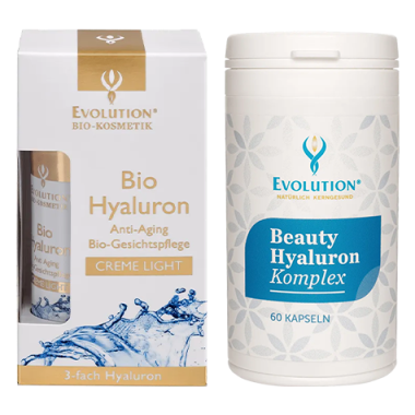 Bio Creme Light 50 ml + Beauty Hyaluron Komplex 60 Kapseln