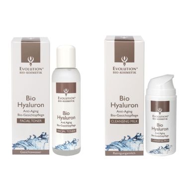 Bio Hyaluron Facial Toner + Bio Hyaluron Cleansing Milk